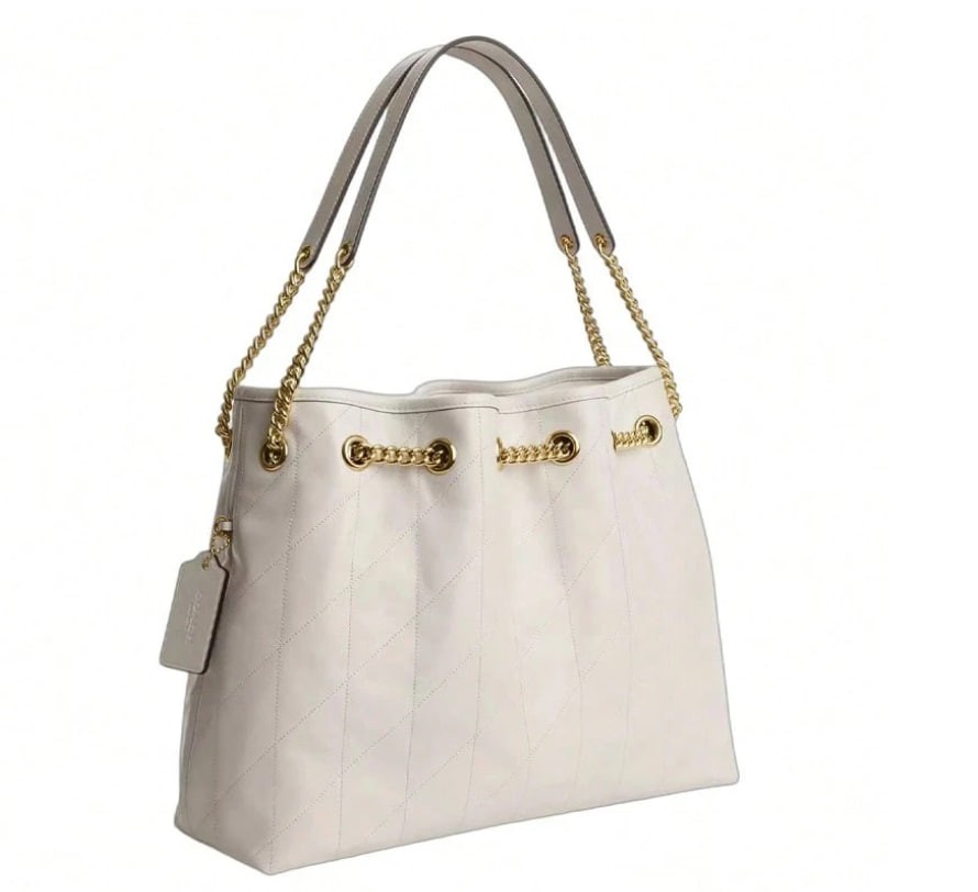 Coach Evelyn Series kadın logo detaylı omuz çantası, CES33IMCHK