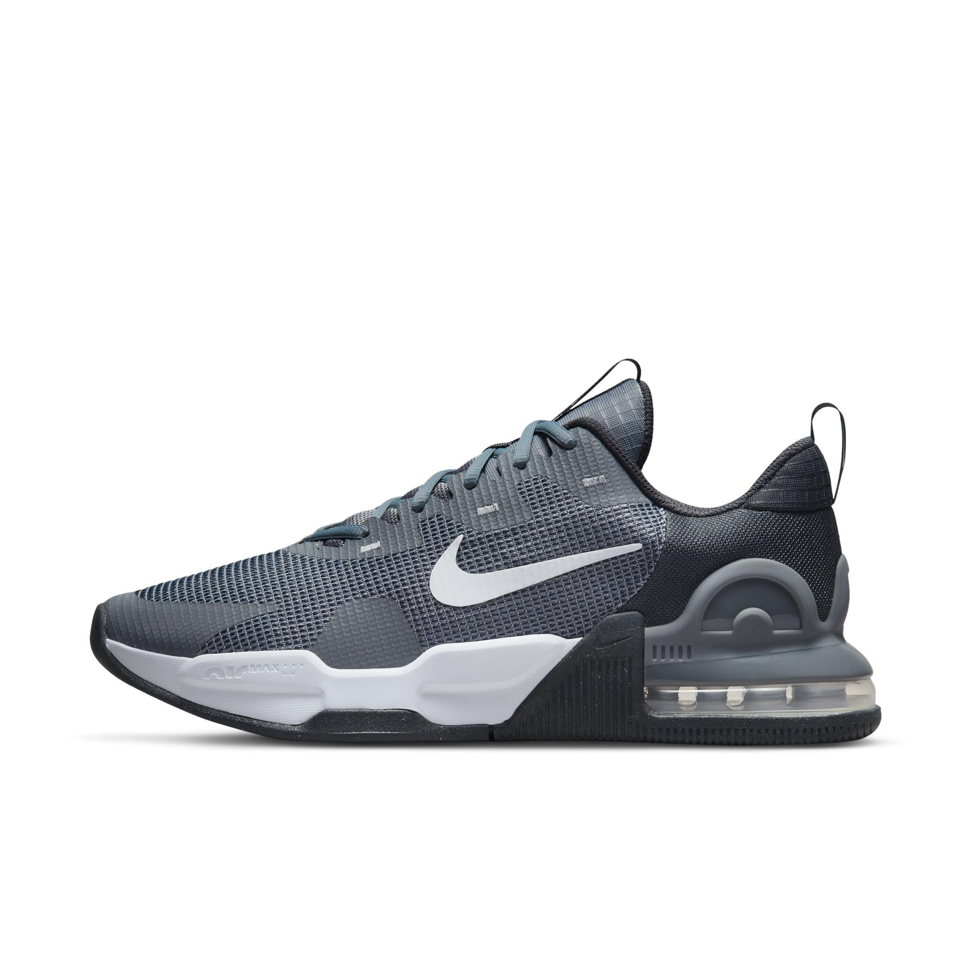 Nike Air Max Alpha Trainer 5 erkek antrenman ayakkabısı, duman grisi/beyaz/koyu gri